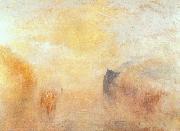 Joseph Mallord William Turner Sunrise Between Two Headlands Spain oil painting artist